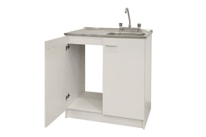 Kit Lavaplatos 80cm Blanco Izquierdo