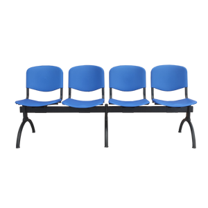 Banqueta ISO Luna 4 PP Negro Azul