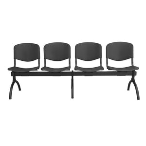 Banqueta ISO Luna 4 PP Negro Negro