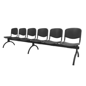 Banqueta ISO Luna 6 PP Negro Negro
