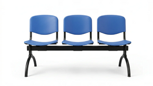 Banqueta ISO Luna 3 puestos Azul