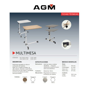 Multimesa Jerez-Negro movilidad y comodidad