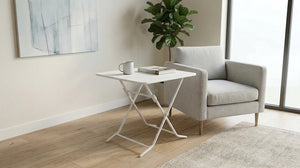 Mesa plegable 83x83 Blanca