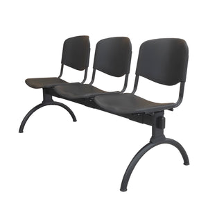 BANQUETA ISO LUNA 3 PP NEGRO NEGRO