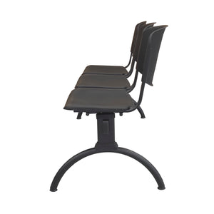 BANQUETA ISO LUNA 3 PP NEGRO NEGRO