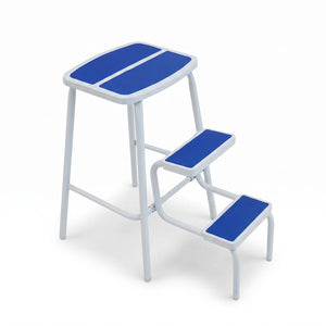 Piso escala Titán Blanco-Azul