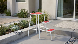 Piso escala Titán Blanco-Rojo