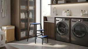 Piso escala Titán Negro / Azul