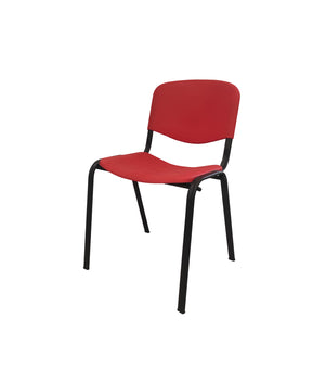 Silla ISO AGM Negra/Rojo Polipropileno