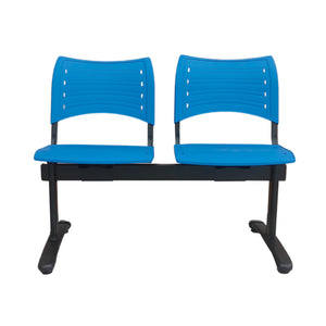 Banqueta ISO Smart split 2 PP Negro Azul