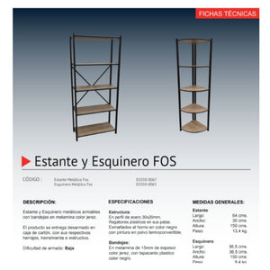 Esquinero Fos Jerez estilo y funcionalidad