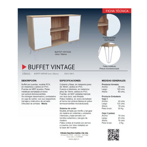 Buffet Vintage Jerez elegante y clásico