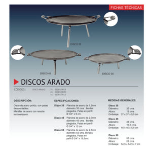 Disco Asado 55 cm