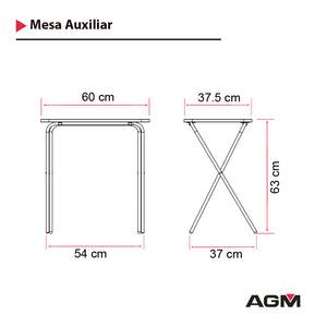 Mesa Auxiliar Jerez diseño plegable