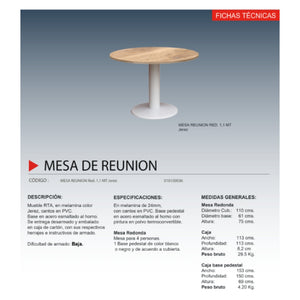 Mesa de Reunión funcionalidad y durabilidad