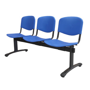 Banqueta ISO Splits 3 PP Negro Azul diseño funcional