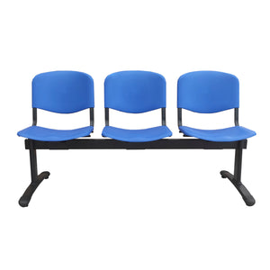 Banqueta ISO Splits 3 PP Negro Azul diseño funcional