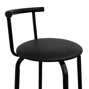 Taburete Negro comodidad y estilo