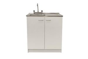 Kit Lavaplatos 80cm Blanco derecho