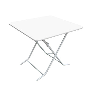 Mesa plegable 83x83 Blanca funcionalidad y estilo