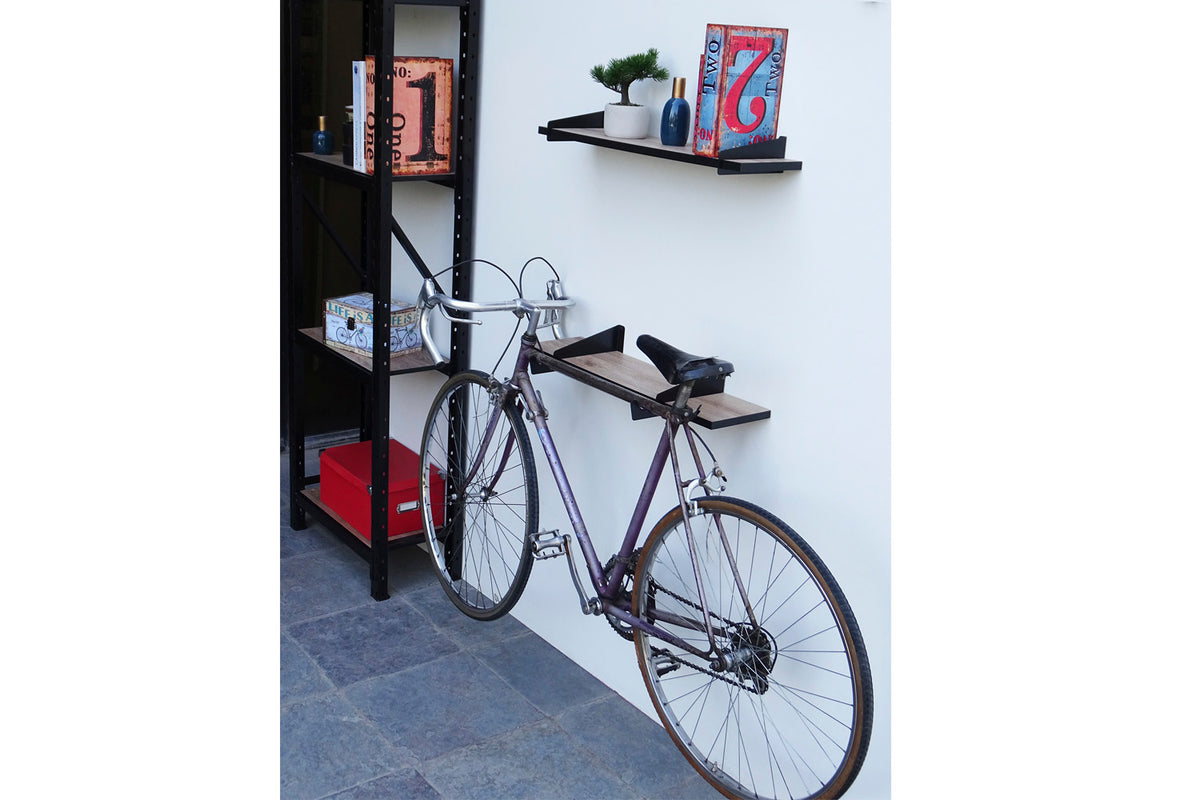 Repisa Bicicletero 18 x70 cm ordena con estilo