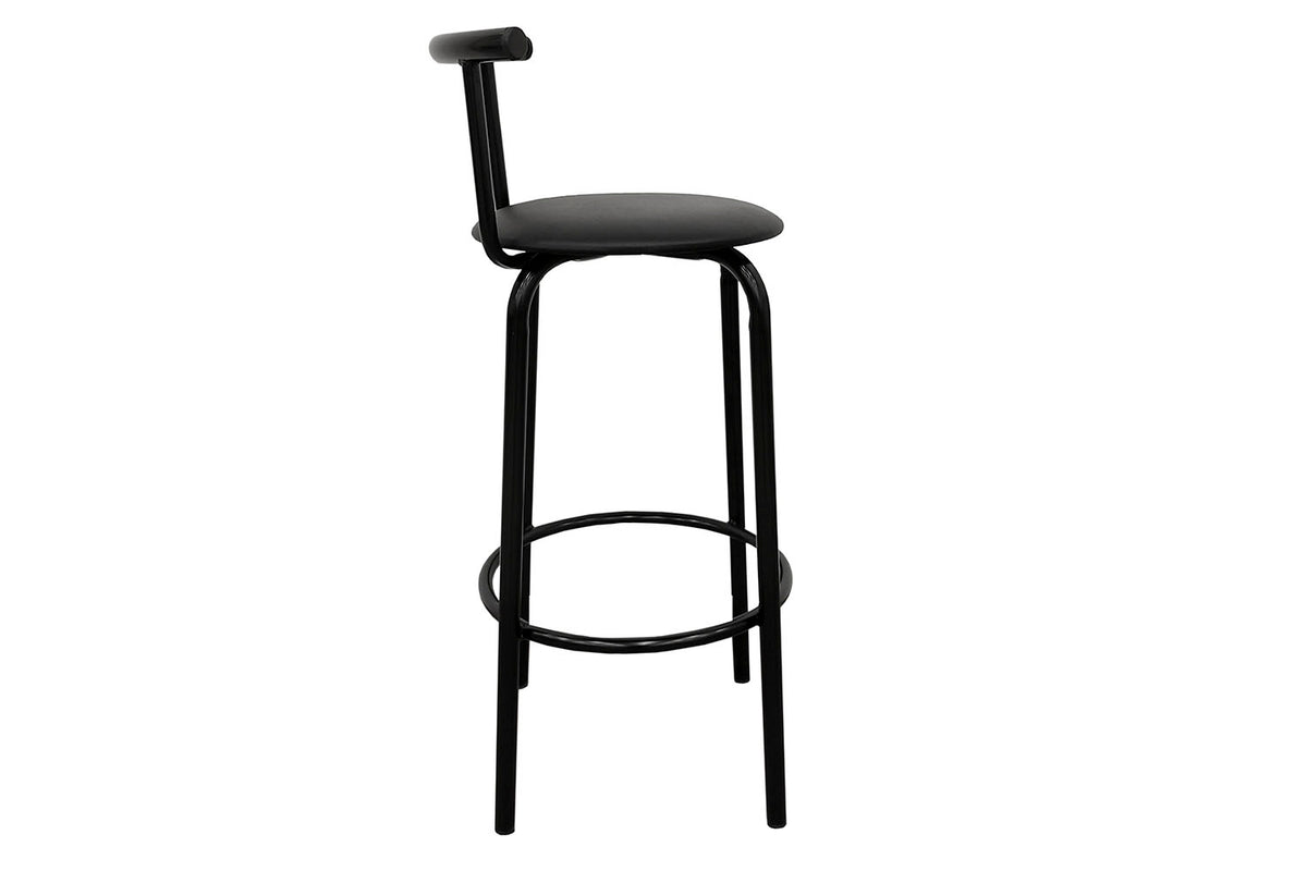 Taburete Negro comodidad y estilo