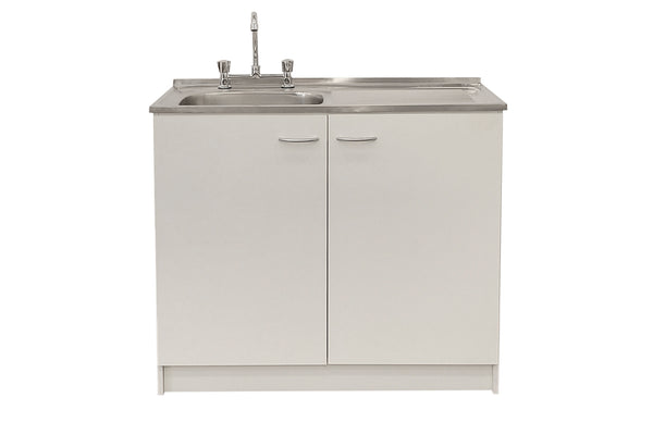 Kit Lavaplatos 100cm Blanco lado derecho