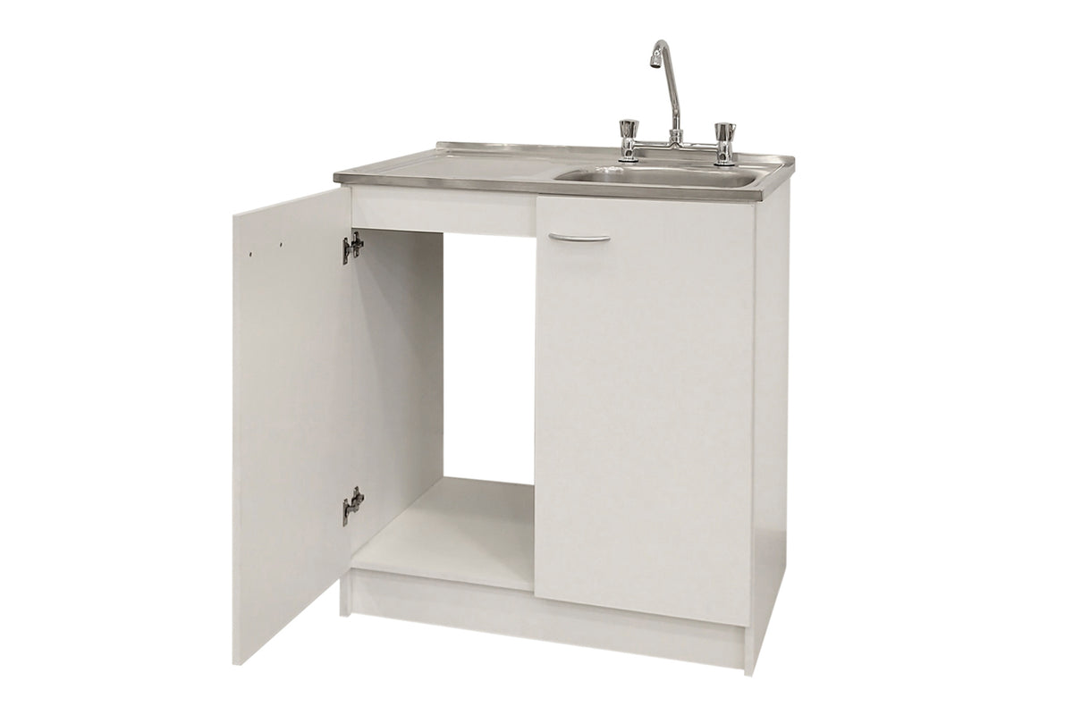 Kit Lavaplatos 80cm Blanco Izquierdo