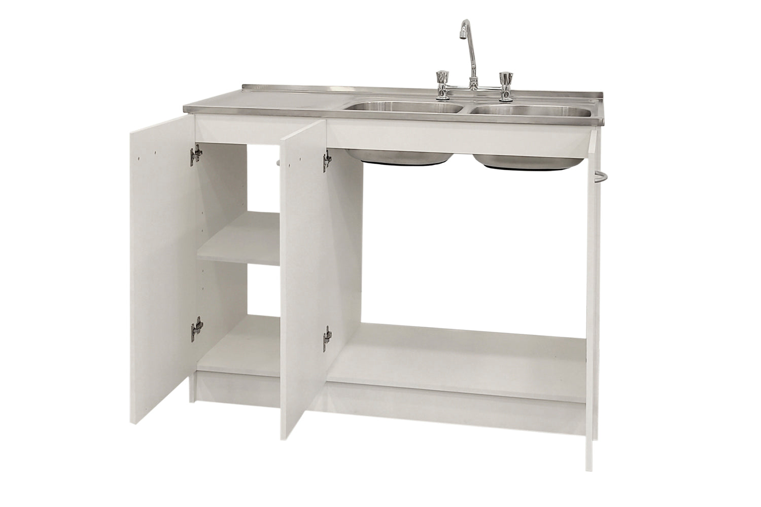 Kit Lavaplatos 120cm Blanco izquierdo