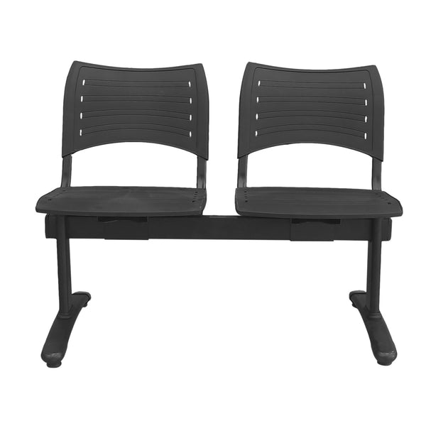 Banqueta ISO Smart split 2 PP Negro / Negro
