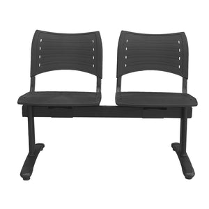 Banqueta ISO Smart split 2 PP Negro Negro