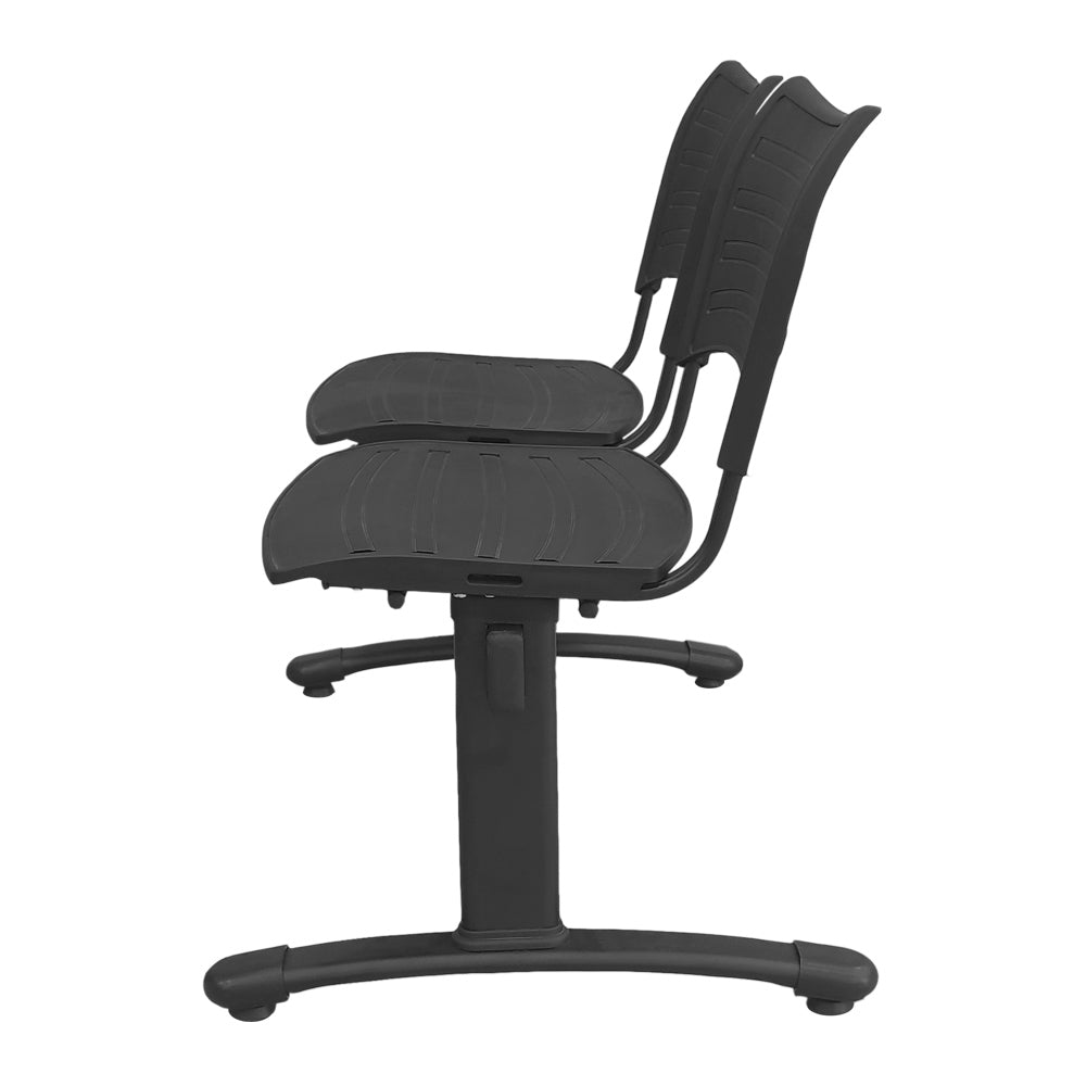 Banqueta ISO Smart split 2 PP Negro / Negro