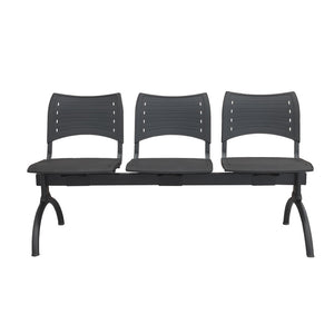 Banqueta ISO Smart Luna 3 PP Negro Negro