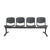 Banqueta ISO Split 4 PP Negro Negro