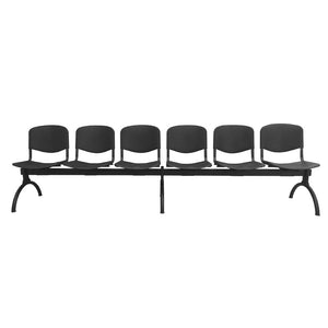 Banqueta ISO Luna 6 PP Negro Negro