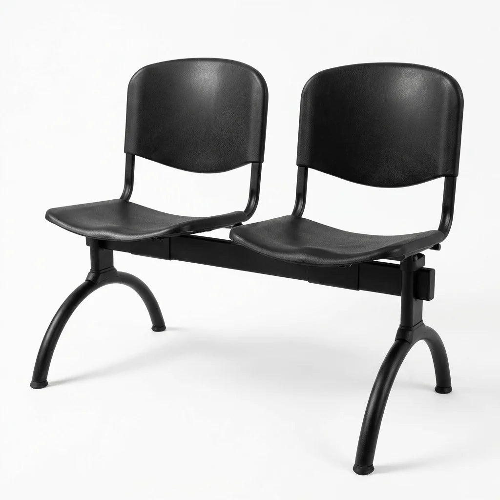 Banqueta ISO Luna 2 PP Negro Negro
