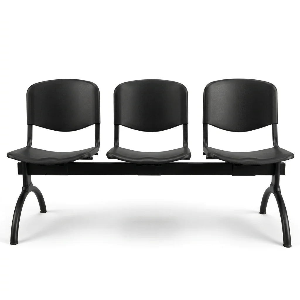 BANQUETA ISO LUNA 3 PP NEGRO NEGRO