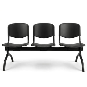 BANQUETA ISO LUNA 3 PP NEGRO NEGRO