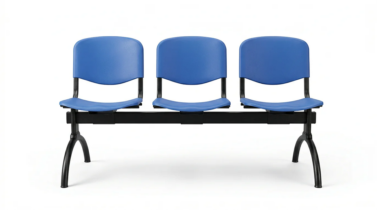 Banqueta ISO Luna 3 puestos Azul