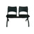 Banqueta ISO Smart Luna 2 PP Negro Negro