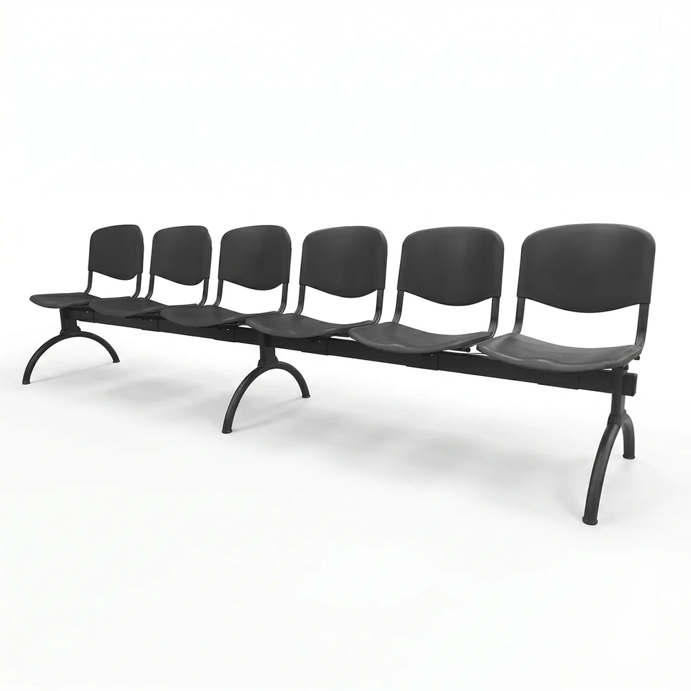 Banqueta ISO Luna 6 PP Negro Negro