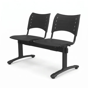 Banqueta ISO Smart split 2 PP Negro / Negro