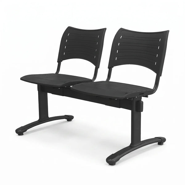 Banqueta ISO Smart split 2 PP Negro / Negro