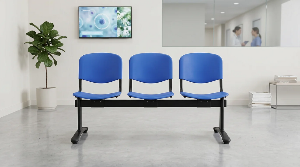 Banqueta ISO Splits 3 PP Negro Azul