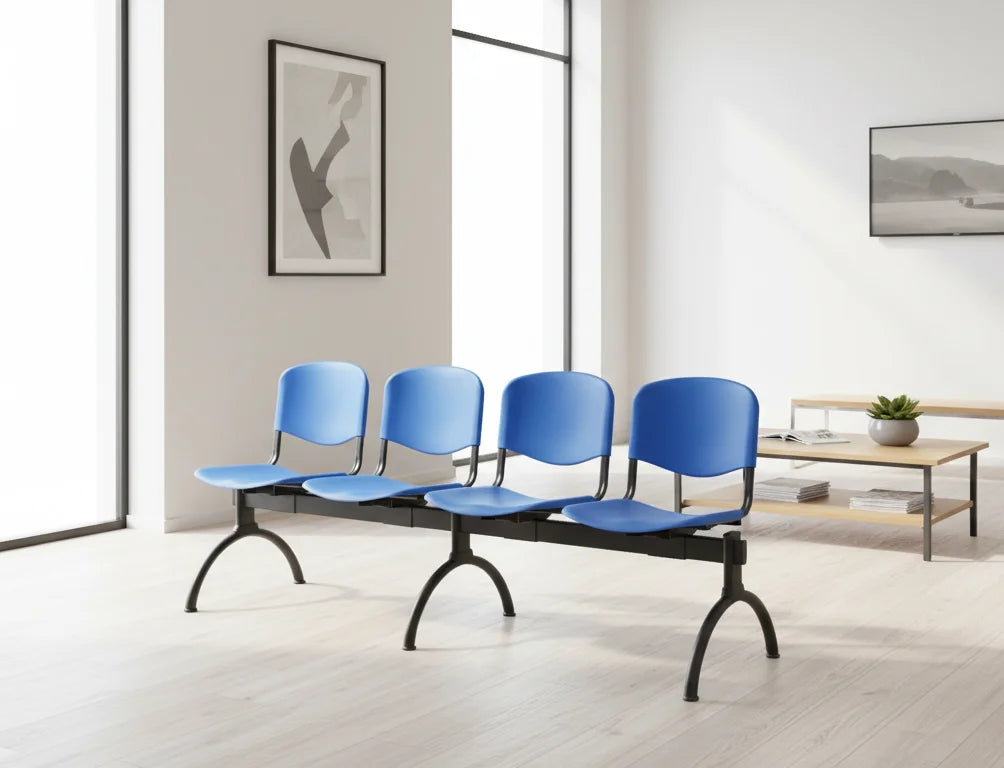 Banqueta ISO Luna 4 PP Negro Azul