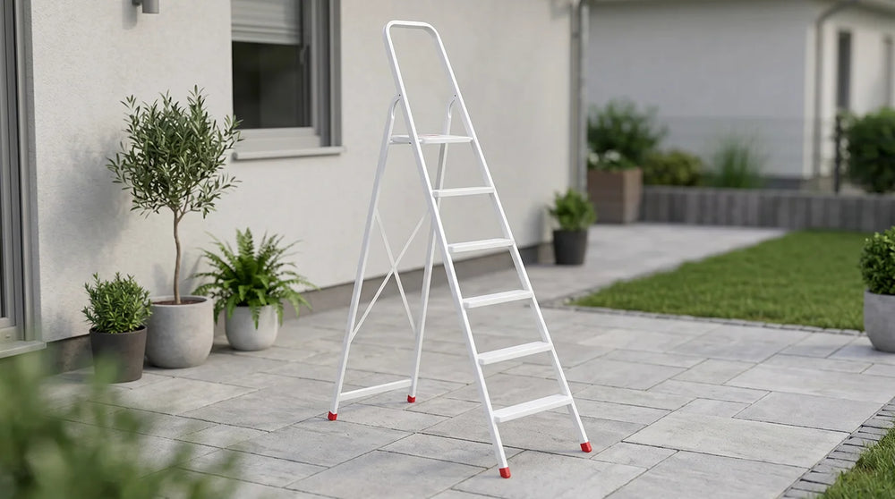 Escalera Blanca 6 peldaños