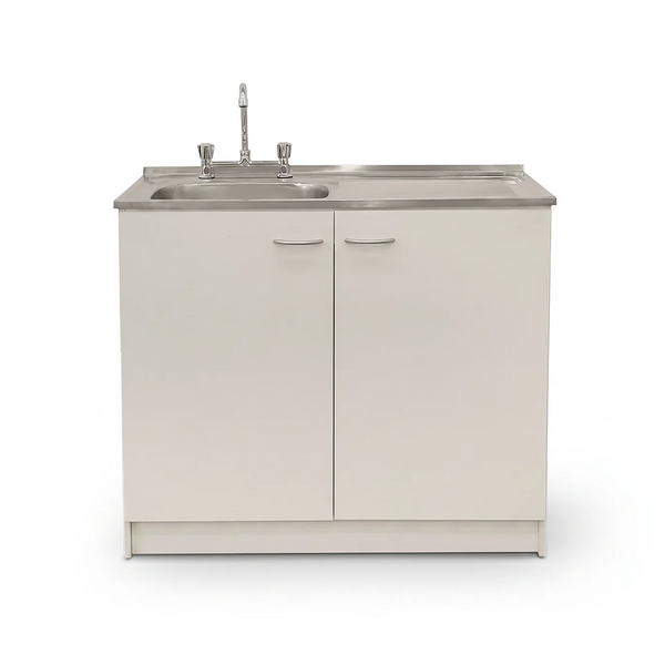 Kit Lavaplatos 100cm Blanco lado derecho
