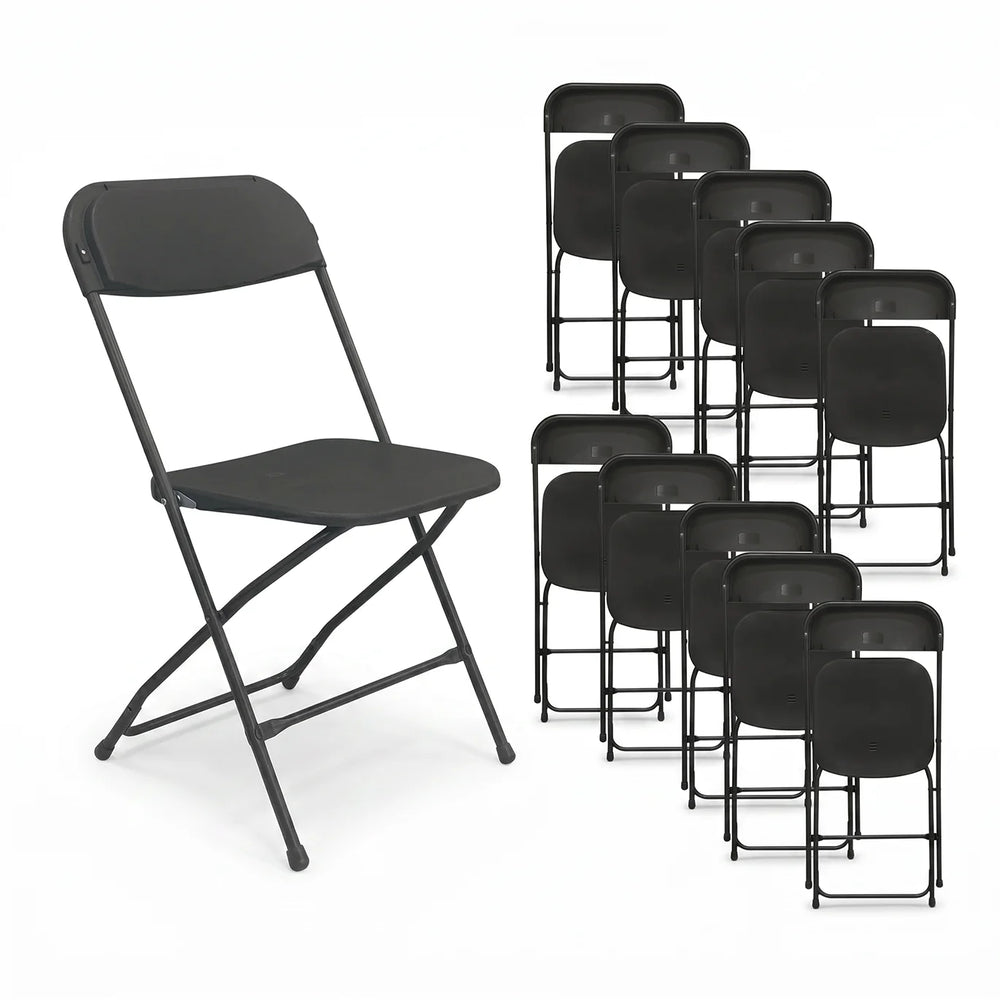 Silla Plegable Event PP Negro Pack 10 Unidades