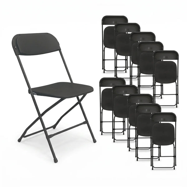 Silla Plegable Event PP Negro Pack 10 Unidades