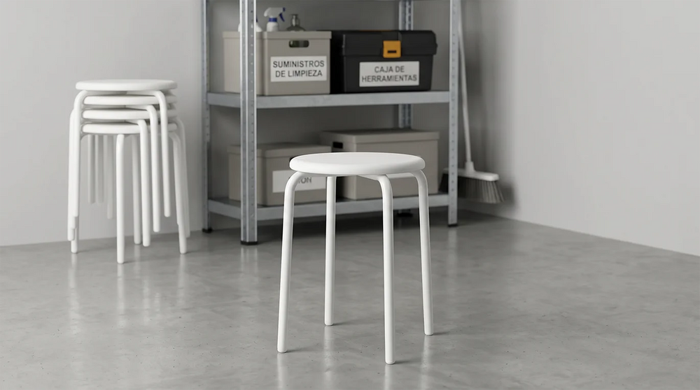 Piso apilable Blanco